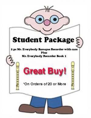 Mr. Everybody's Student Recorder Book 1 Package - Over 20 Deal