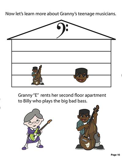Granny's Musical Apartment Story Book page 16