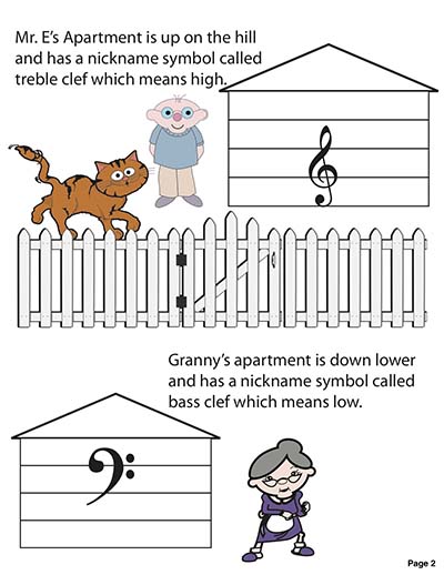 Granny's Musical Apartment Story Book page 2