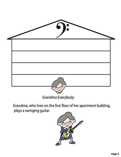 Granny's Musical Apartment Story Book page 3